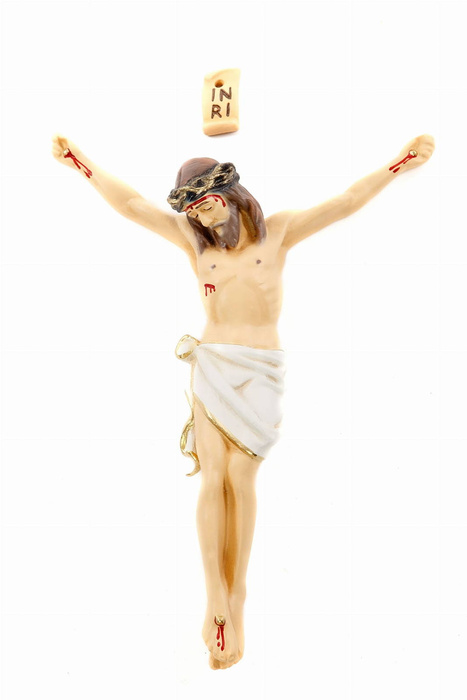 Body of Christ on the cross (24 cm from head to feet) - Figure (25 cm)