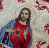 Corpus Christi processional cushion, Heart of the Lord Jesus