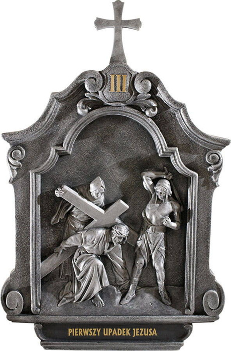 Krížová cesta v ráme - obrázky (43 × 66 cm)