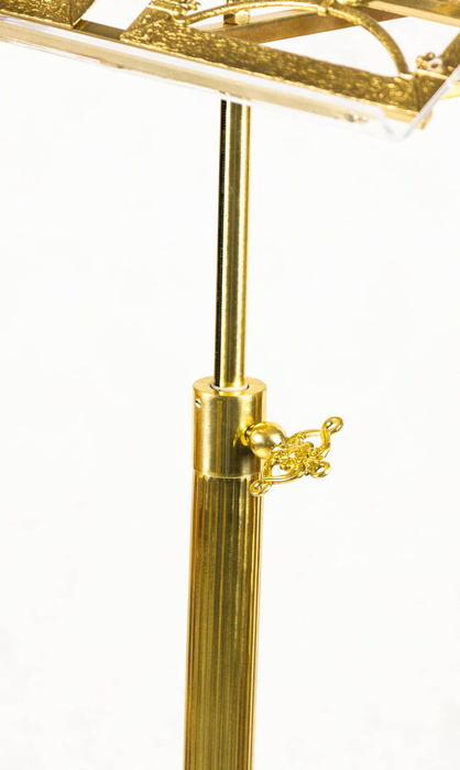 Brass pedestal, "pulpit" height. 115 cm - 148 cm