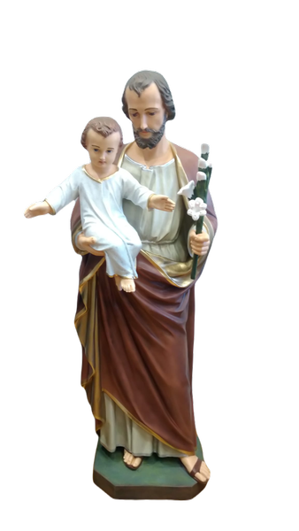 St. Joseph the Protector (with child and lily) - Figure (130 cm)