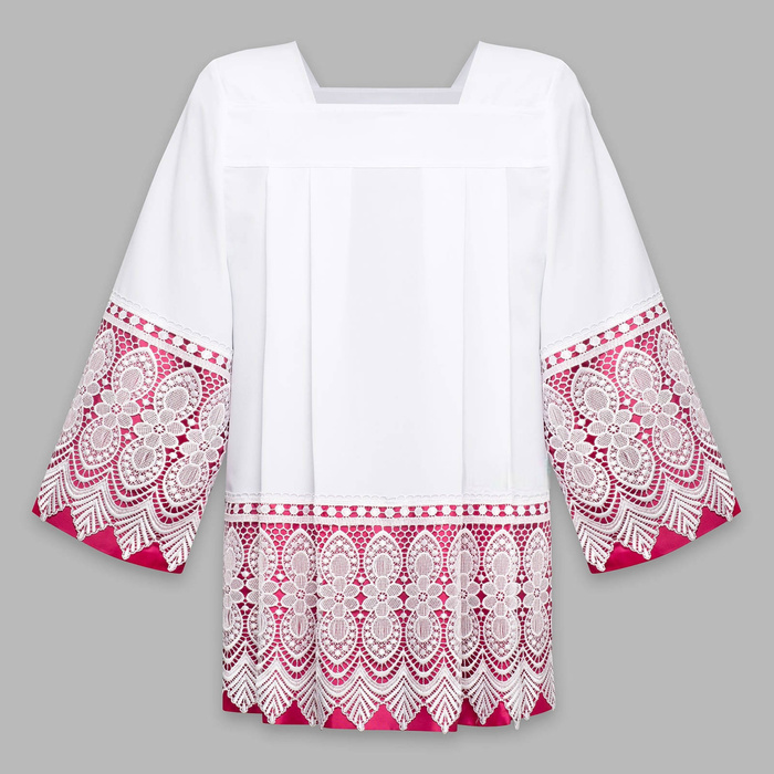 A 30 cm wide guipure communion
