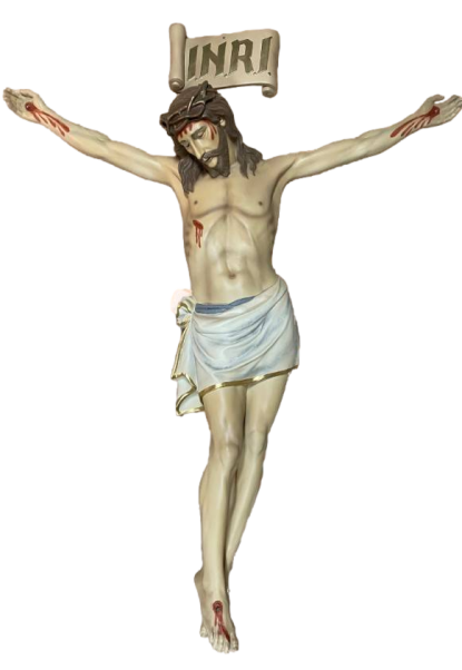 Body of Christ on the cross (170 cm from head to feet) - Figure (170 cm)