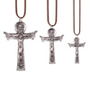 Necklace - cross - Holy Trinity 6cm - Confirmation souvenir