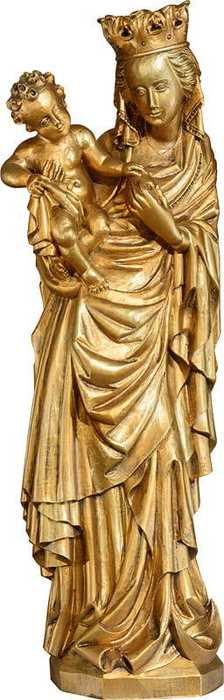 Our Lady with child (bas-relief) - Figure (57 cm)