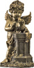 Angel standing by a column with a dove on his hand - figure (52 cm)