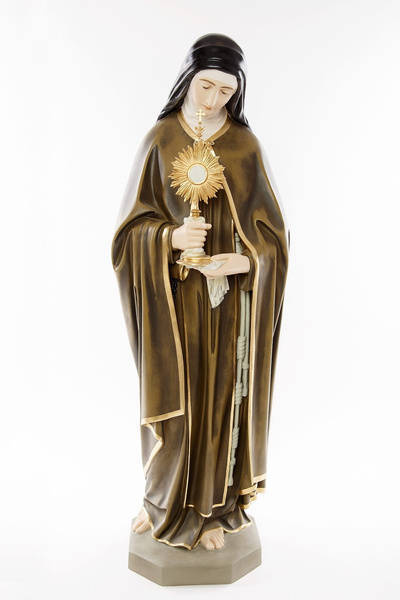 St. St. Clare with sacrament - Figure (113 cm)