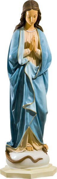 Our Lady Immaculate (hands folded in front of her) - Figure (110 cm)