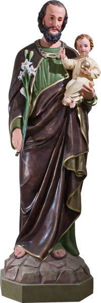 St. Joseph the Protector (with child and lily) - Figure (160 cm)