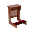 Kneeler and confessional, oak