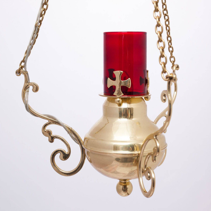 Electric fountain lamp, pendant height. 75cm