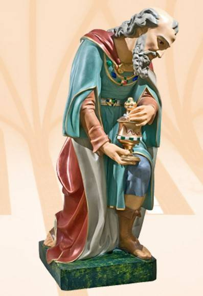 King with Mira - Figure for the nativity scene (90 cm)