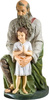 Shepherd with child Nativity figure (50 cm)