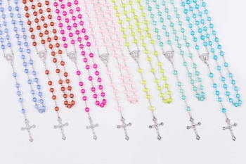 Rosary plastic 8 mm